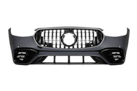 Pachet de tuning tip 63 compatibil cu Mercedes S-Class W223 (după 2020), cu elemente finisate în crom fumuriu