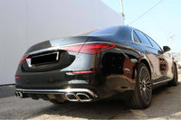 Pachet de tuning tip 63 compatibil cu Mercedes S-Class W223 (după 2020), cu elemente finisate în crom fumuriu