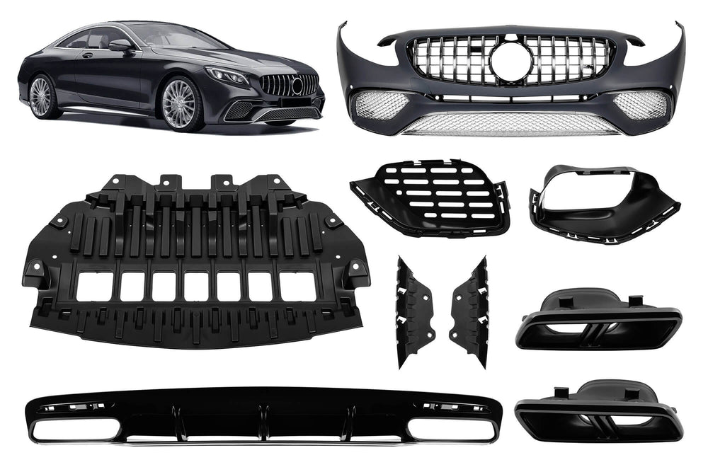 Pachet tuning tip 65 compatibil cu Mercedes S-Class C217 coupe (2014-2020)