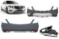 65 Type Tuning Package compatible with Mercedes S-Class W222 (2013-2017), without side skirts
