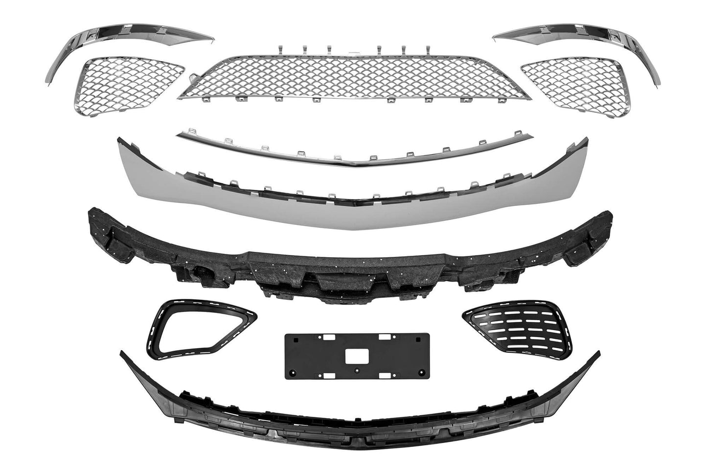 65 Type Tuning Package compatible with Mercedes S-Class W222 (2013-2017), without side skirts