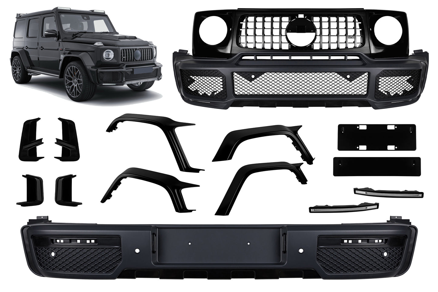800 Style Tuning Package suitable for Mercedes G-Class W464 (2018-Up)