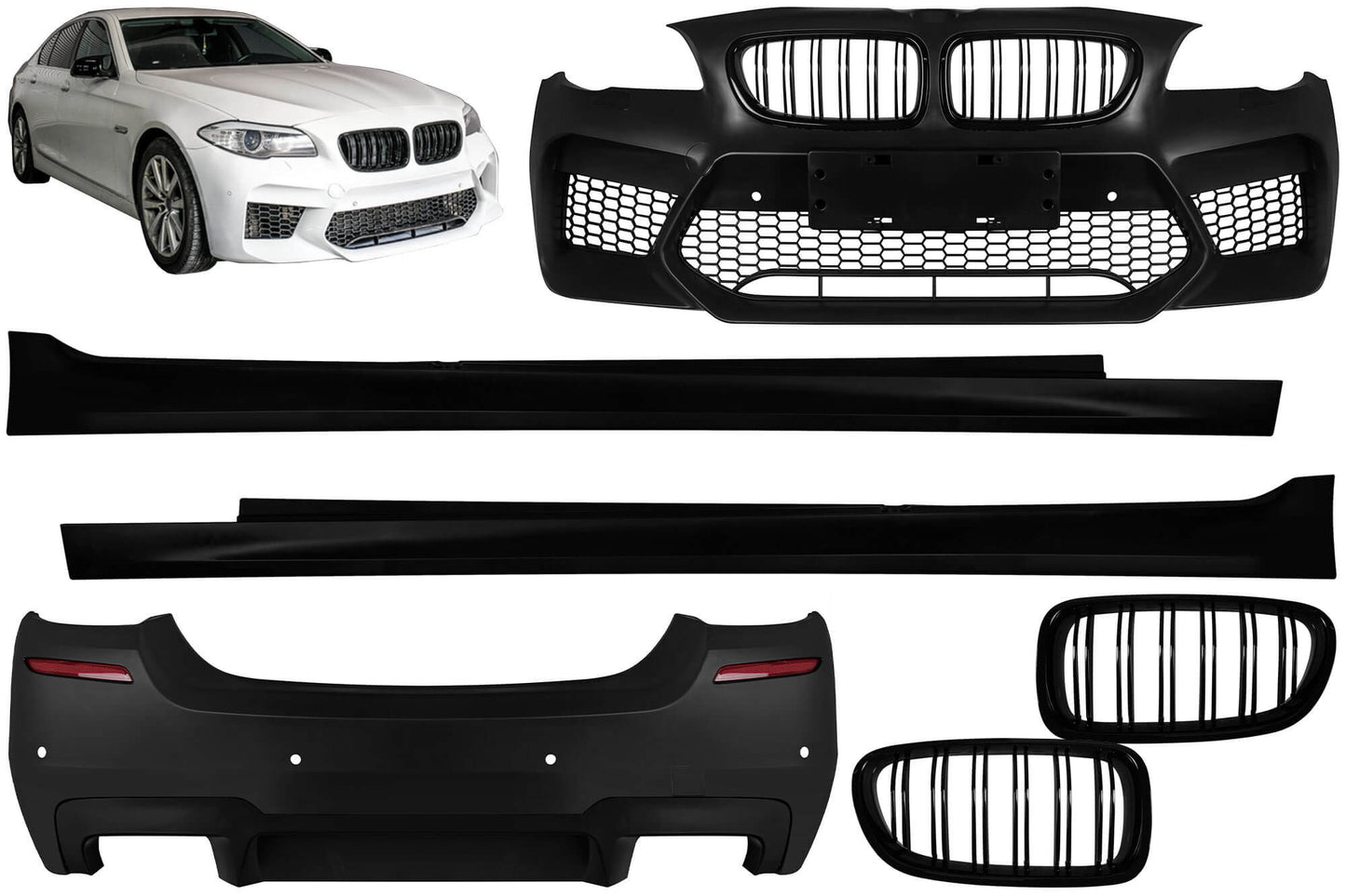 Pachet tuning tip G compatibil cu BMW Seria 5 F10 sedan (2010-2017)