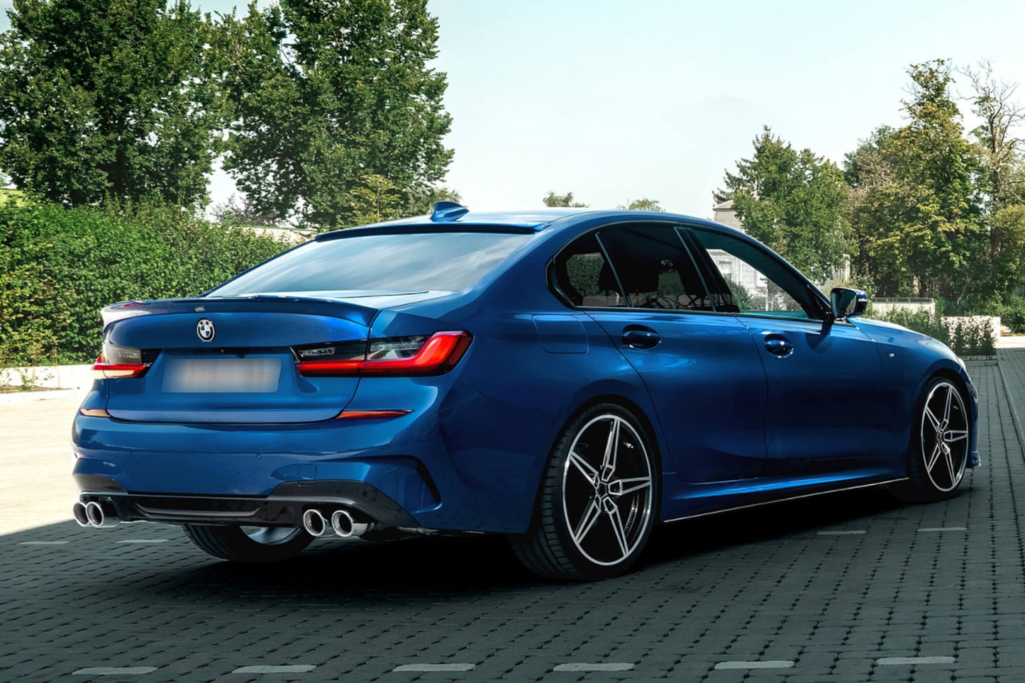 Pachet tuning compatibil cu BMW seria 3 G20 (dupa 2019), cu grila compatibila cu ACC