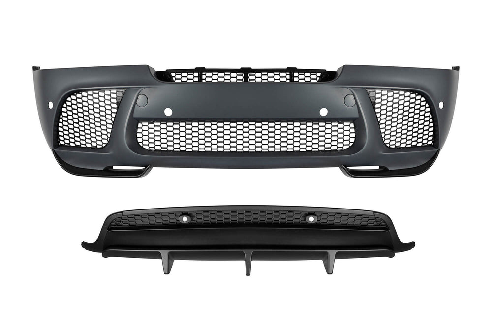 Performance tuning package compatible with BMW X6 E71 (2008-2014) for the standard rear bumper model