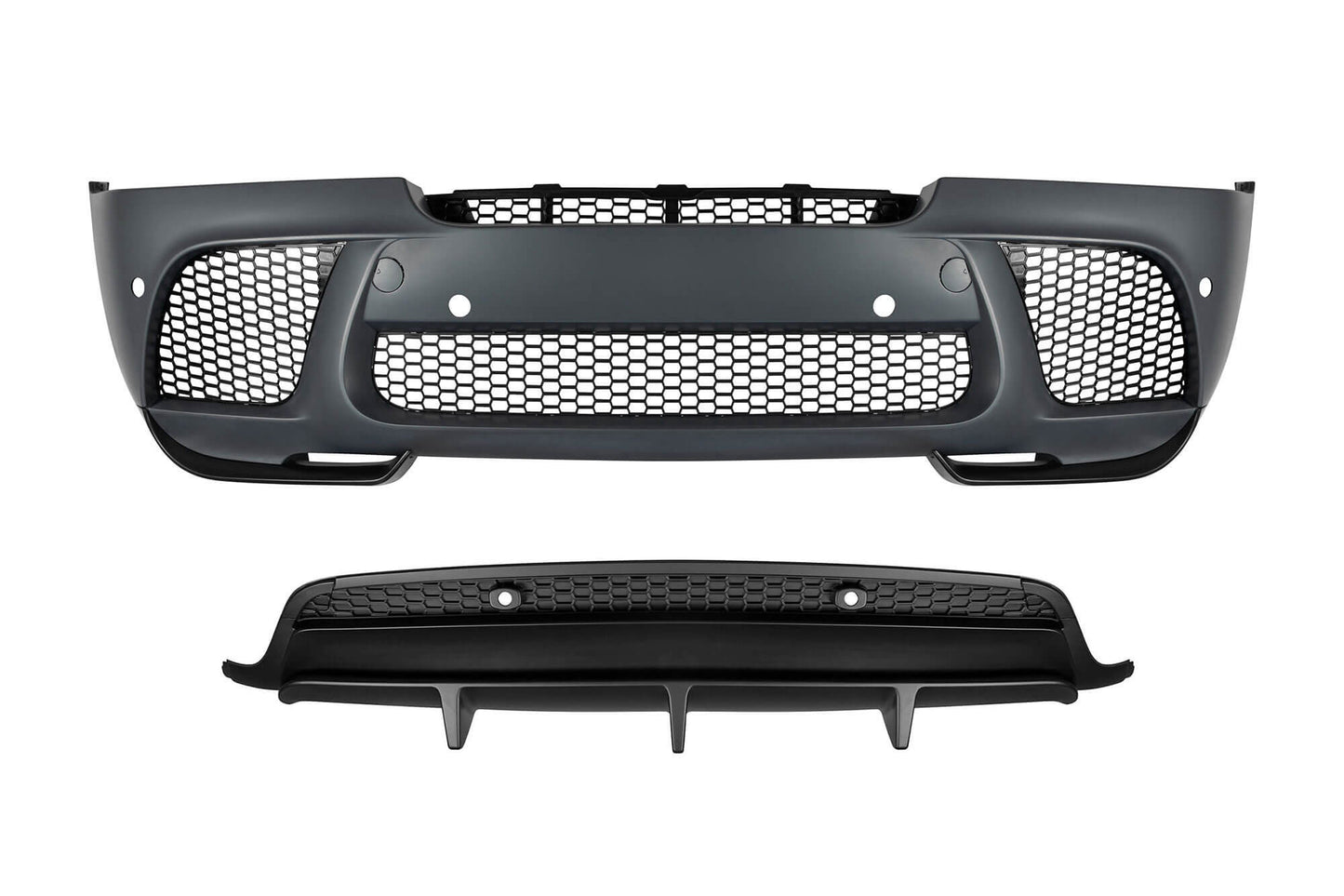 Performance tuning package compatible with BMW X6 E71 (2008-2014) for the standard rear bumper model