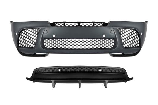 Performance tuning package compatible with BMW X6 E71 (2008-2014) for the standard rear bumper model