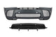 Performance tuning package compatible with BMW X6 E71 (2008-2014) for the standard rear bumper model