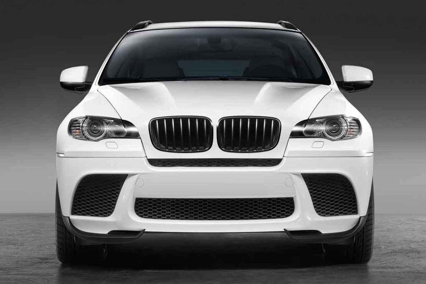 Performance tuning package compatible with BMW X6 E71 (2008-2014) for the standard rear bumper model