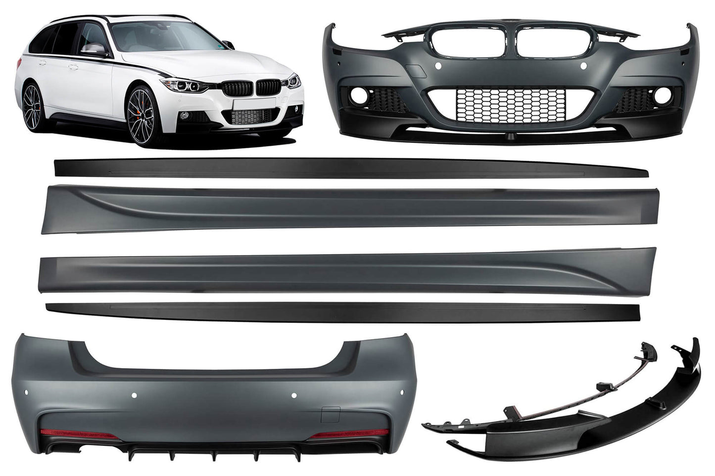 Pachet tuning performance compatibil cu BMW Seria 3 F31 break (2011–2019)