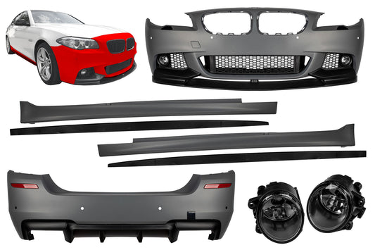 Pachet de tuning de performanță compatibil cu BMW Seria 5 F10 (2010-2013) cu halogen