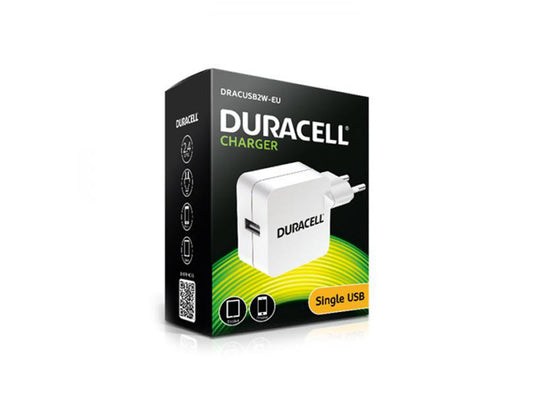 Incarcator USB Duracell 2.4A 220V alb