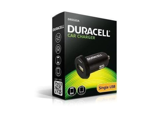 Incarcator auto Duracell USB 2.4A 12V negru