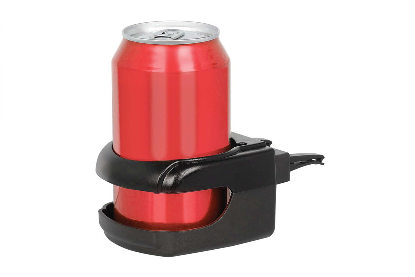 Universal drink holder - mounts on the air vent, black