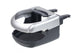 Universal cup holder, mounting on the ventilation grille, black with grey