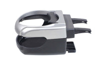 Universal cup holder, mounting on the ventilation grille, black with grey
