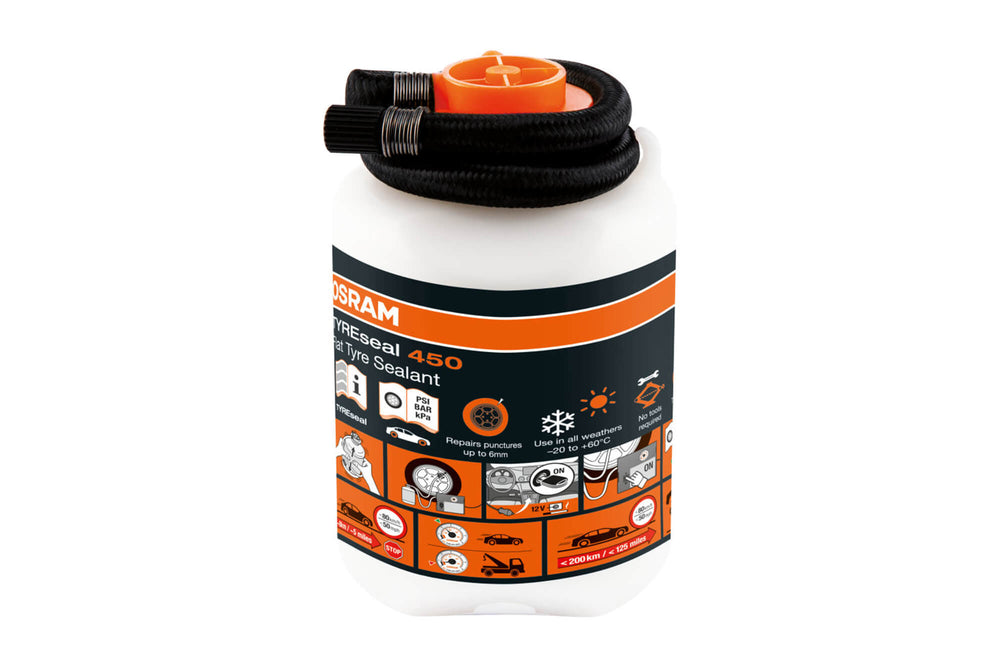 Osram Tyreseal 450 sigilant pentru reparatii temporare ale anvelopelor dezumflate, 450ml