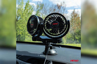 Ventilator auto Amio 2x4'', 12V