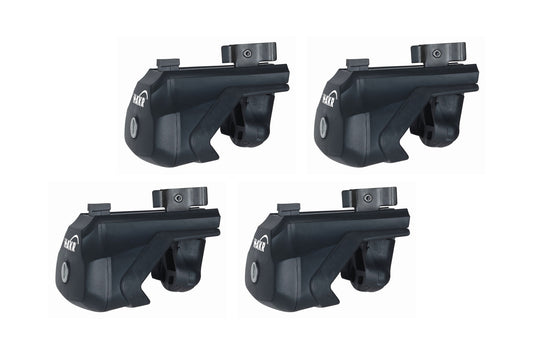 Cleme Hakr 0013 pentru bare din aluminiu si metal, negre, 4 bucati