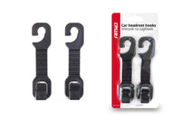 Set 2 agatare Amio pentru tetiera, culoare neagra