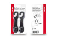 Set 2 agatare Amio pentru tetiera, culoare neagra