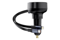 Baseus Enjoyment Pro este un incarcator auto cu un port USB si doua cabluri Type-C si Iphone, compatibil cu tensiuni intre 12-24V si o putere de 60W