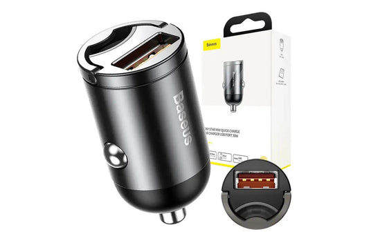 Baseus Tiny Star Mini este un incarcator auto de inalta calitate, cu 1 port USB, compatibil 12-24V, 30W, 3A