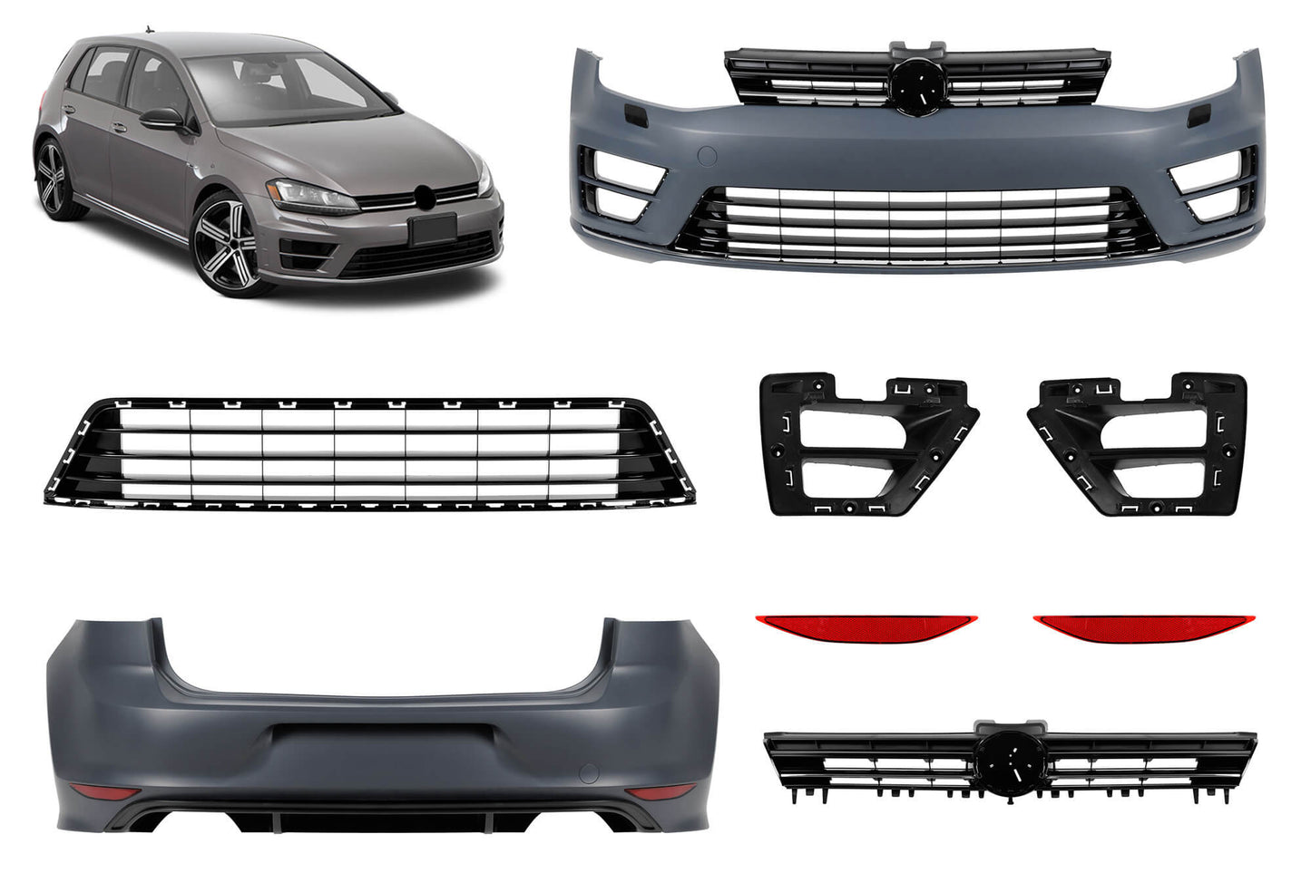 Tuning package compatible with Volkswagen Golf 7 hatchback (2012-2019)