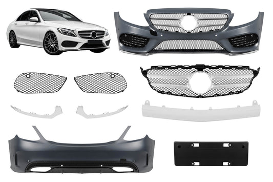 Pachet tuning tip Sport Line compatibil cu Mercedes C Class W205 (2014-2020)