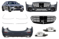 Silver tuning package compatible with Mercedes S class W223 (post 2020)
