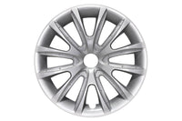 Capace roți Farad 15" model 240/15, gri cu dungi gri deschis și capace interioare, 4 bucăți.