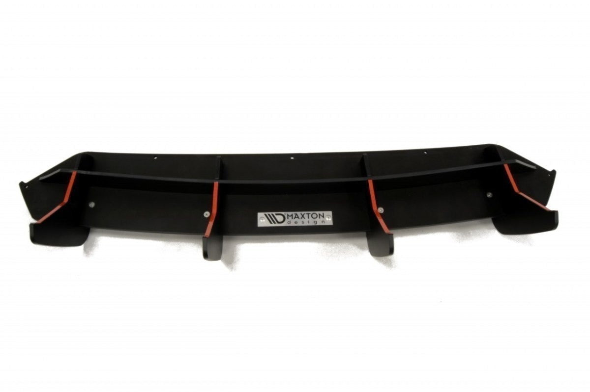Insert difuzor spate RS Maxton Design pentru Skoda Octavia hatchback, combi (2013-2019), negru mat