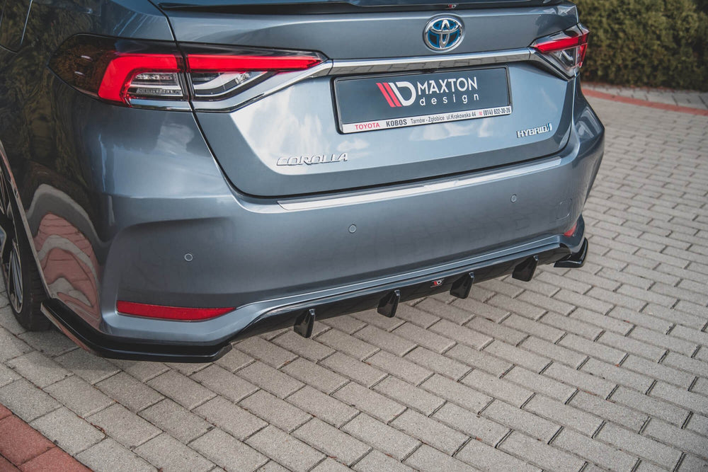Rear diffuser Maxton Design for Toyota Corolla sedan (2019-), gloss black