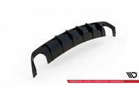 Difuser bara spate Maxton Design versiunea 1 pentru Volkswagen Scirocco R (2008-2014), negru mat