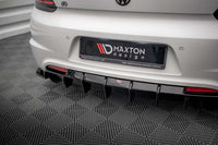 Difuser bara spate Maxton Design versiunea 1 pentru Volkswagen Scirocco R (2008-2014), negru mat