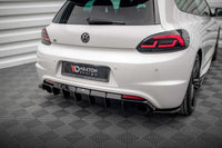 Difuser bara spate Maxton Design versiunea 1 pentru Volkswagen Scirocco R (2008-2014), negru mat