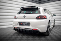 Difuser bara spate Maxton Design versiunea 1 pentru Volkswagen Scirocco R (2008-2014), negru mat