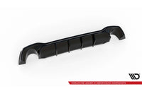 Diffuser Maxton Design versiunea 2 pentru bara spate ST a Ford Focus Estate (2018-), negru lucios