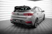 Difuser bara spate Maxton Design pentru Hyundai i30 N hatchback (2020-), negru lac