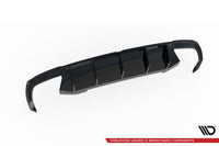 Maxton Design Diffuser for Skoda Octavia RS (2013-2019) rear bumper, gloss black