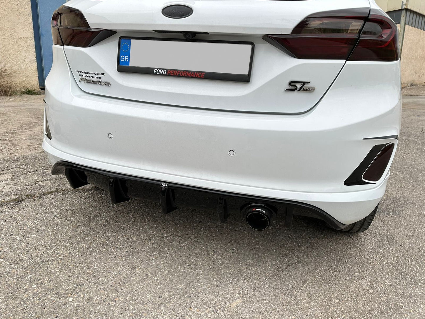 Motordrome Design spoiler pentru bara spate ST-Line a Ford Fiesta Mk8 (dupa 2017)