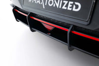 Maxton Design Street Pro diffuser pentru bara spate Hyundai Elantra N (2020-2023), negru mat