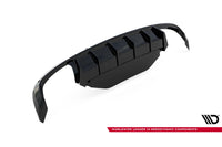 Maxton Design Rear Diffuser for Skoda Superb Liftback, station wagon (2015-2019), gloss black