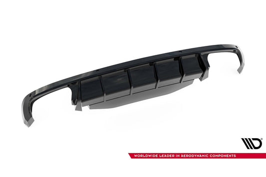 Maxton Design Rear Diffuser for Skoda Superb Liftback, station wagon (2015-2019), gloss black