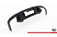 Rear diffuser Maxton Design for Skoda Octavia hatchback, station wagon (2013‑2019) RS bumper, gloss black
