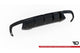 Rear diffuser Maxton Design for Skoda Octavia hatchback, station wagon (2013‑2019) RS bumper, gloss black
