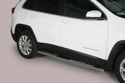 Praguri laterale ovale Misutonida pentru Jeep New Cherokee (dupa 2014)