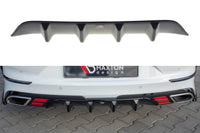 Difuser Maxton Design pentru bara spate GT a Kia Pro Ceed (2018-), lac negru