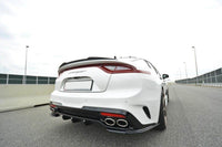 Maxton Design difuzor spate insertie GT pentru Kia Stinger (2017+), culoare carbon
