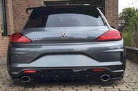 Insert difuser bara spate Maxton Design pentru VW Scirocco 2014-2017, culoare fibra de carbon